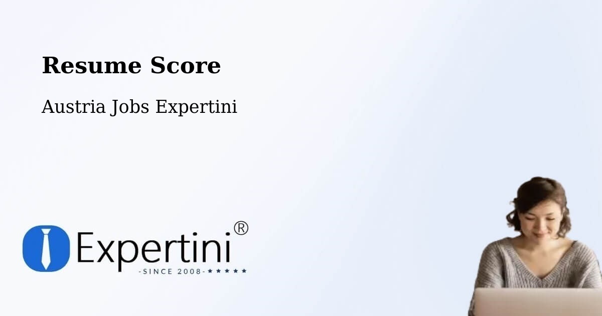 Resume Score & Job Description Match Tool – Eberau - Austria Jobs Expertini